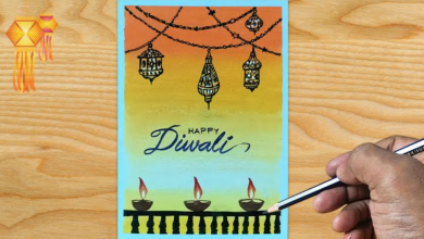 Beautiful Diwali Drawing 2024