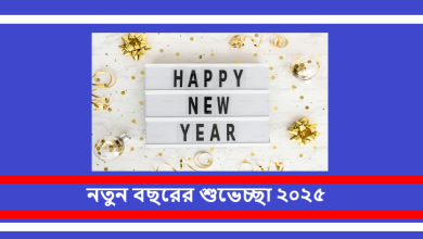 নতুন বছরের শুভেচ্ছা ২০২৫